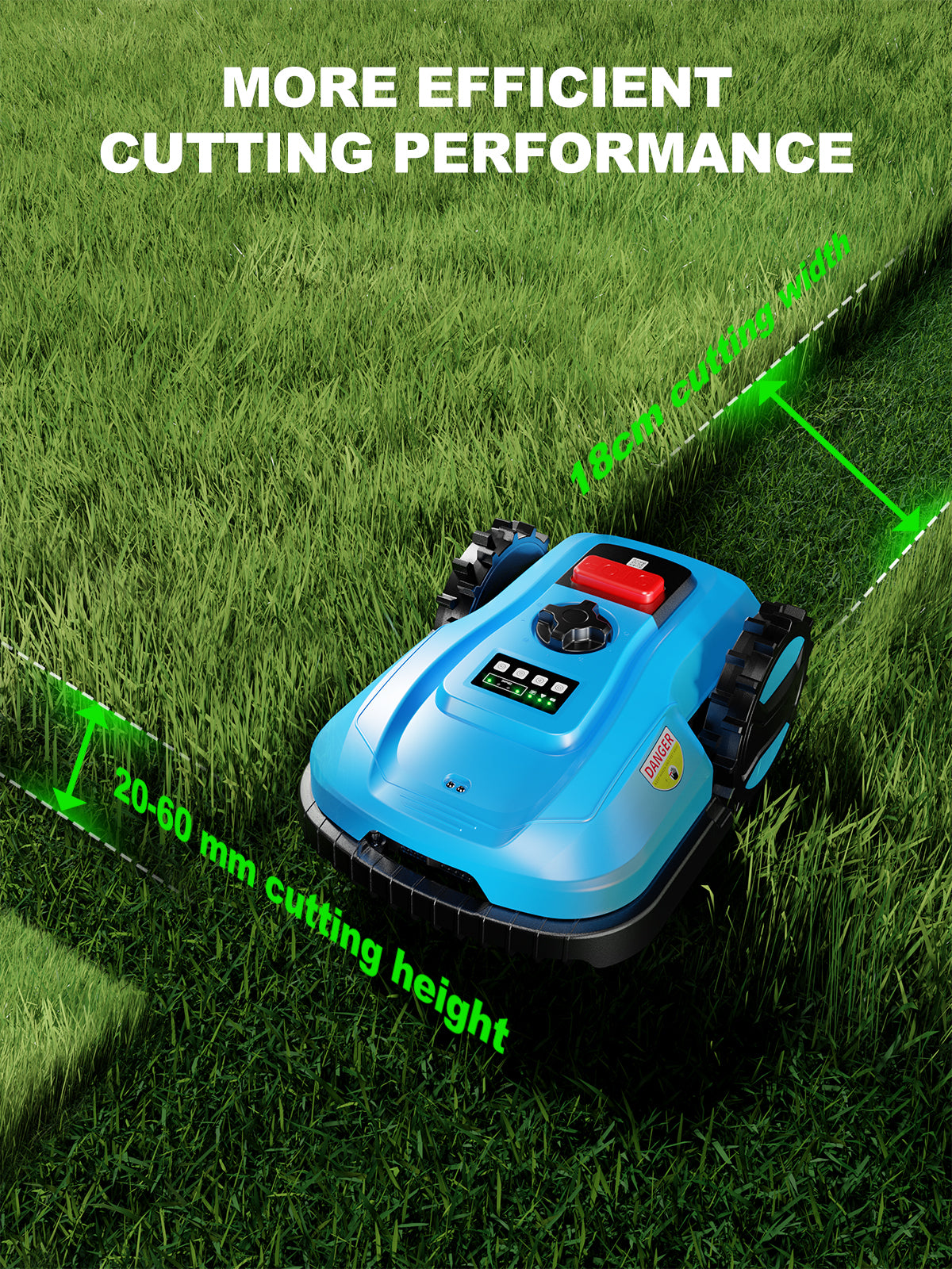 ACFARM Blue RR 500 Robot Lawn Mower